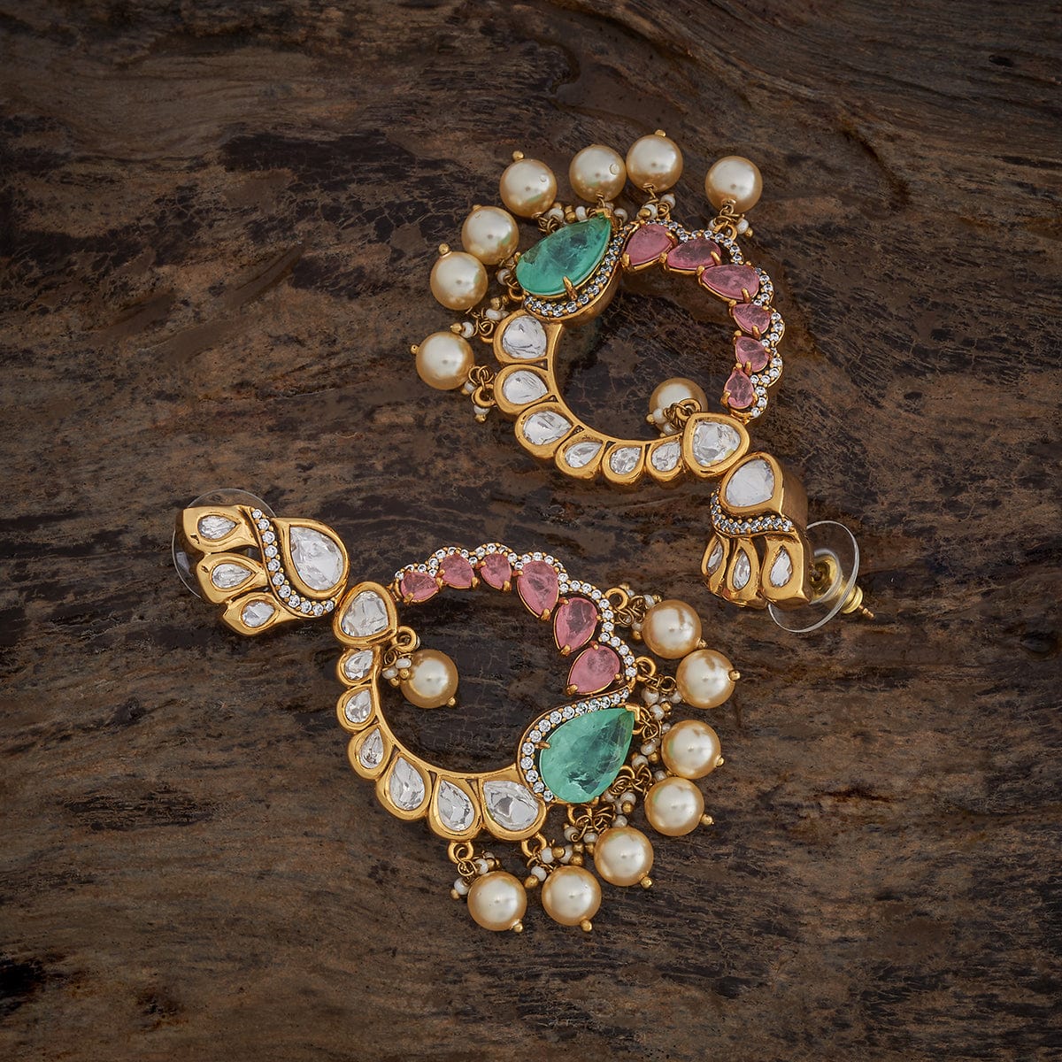 Kundan Earring 178301 - Image 3