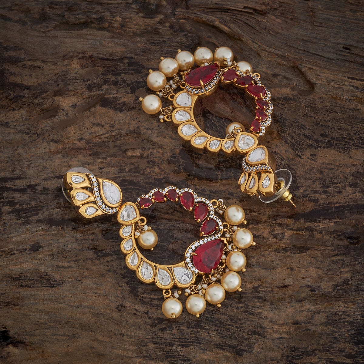 Kundan Earring 178301 - Image 5