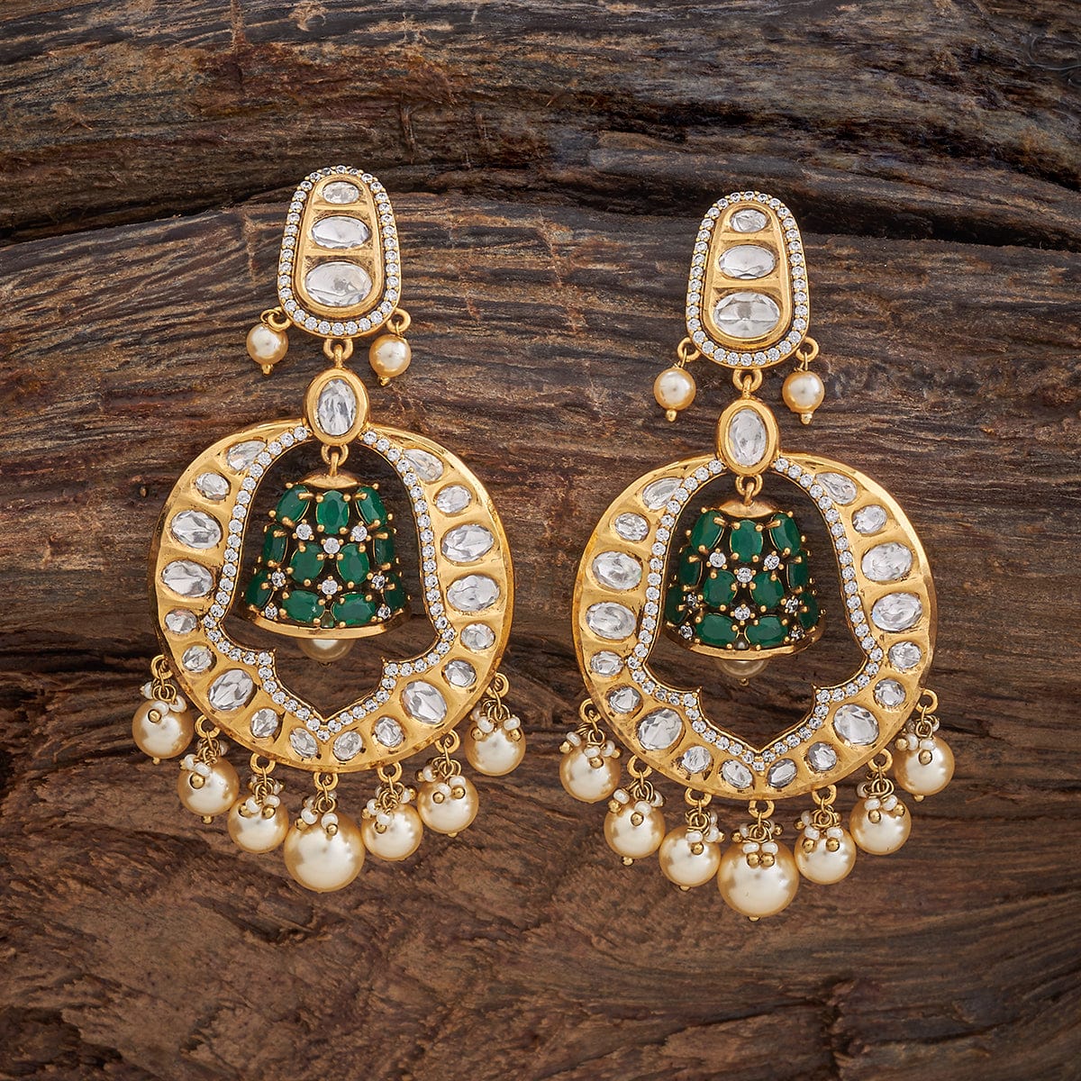 Kundan Earring 178311 - Image 4