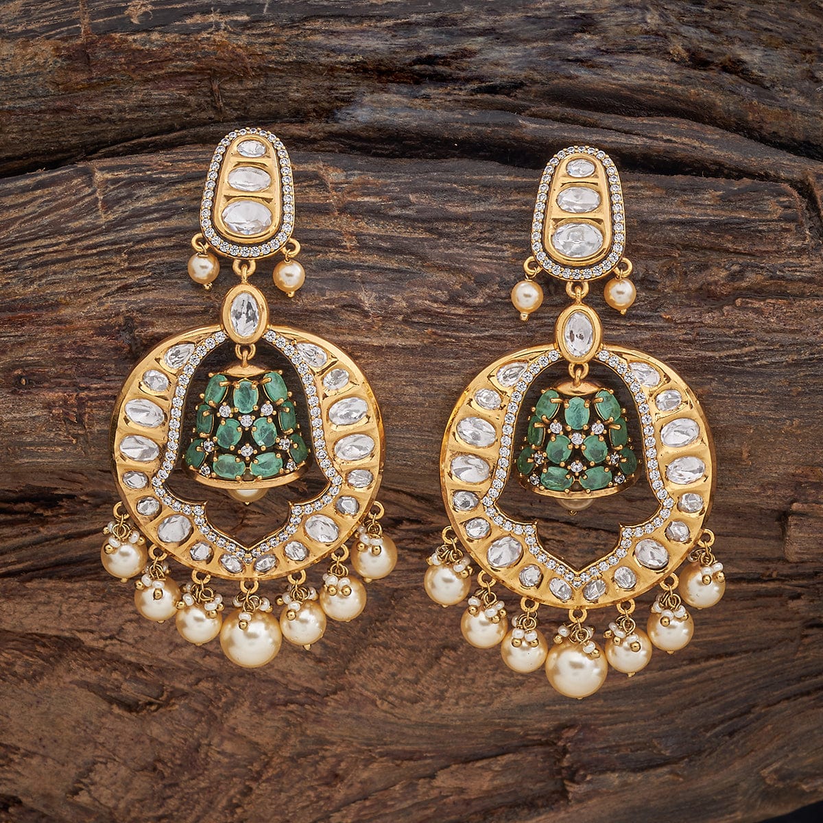 Kundan Earring 178311 - Image 5