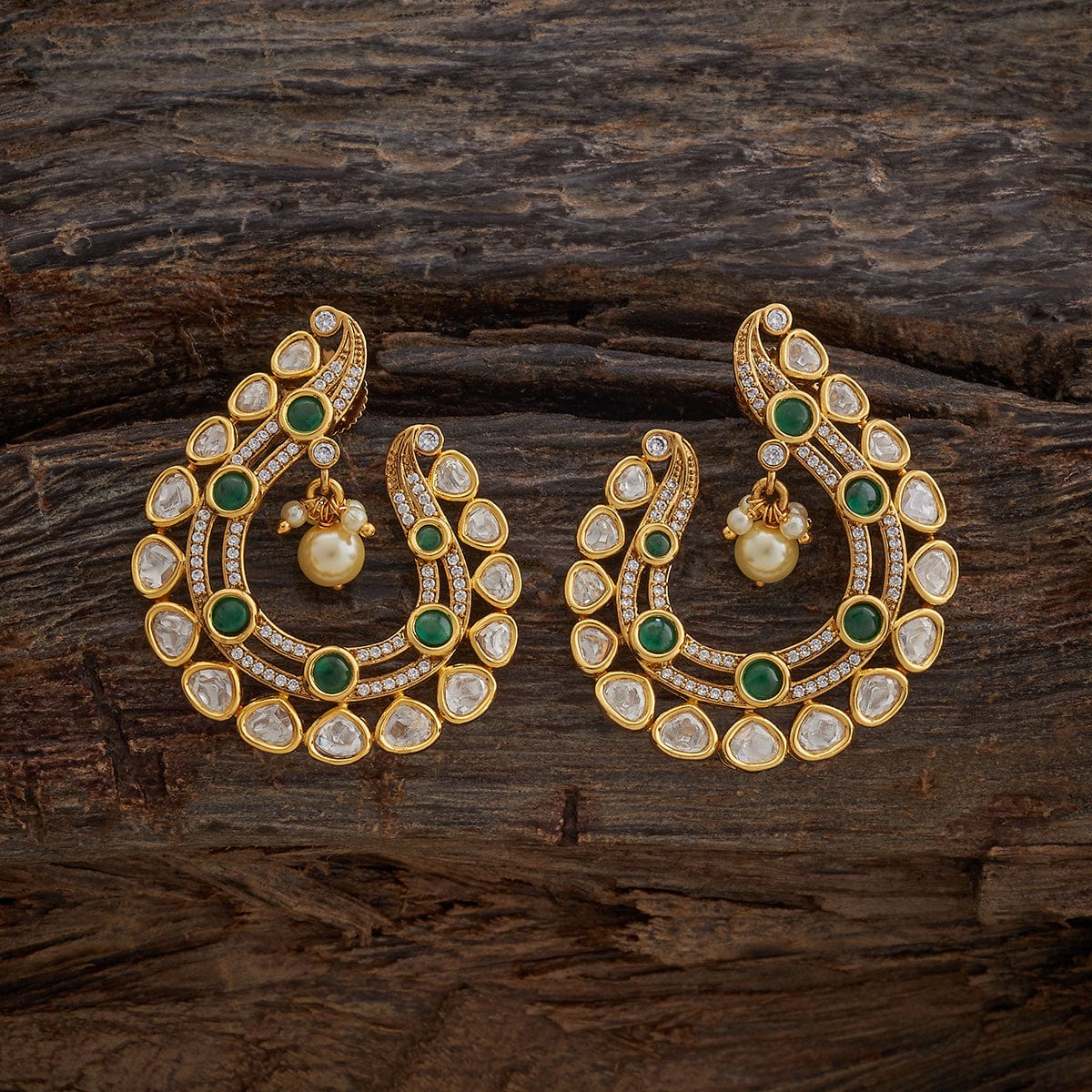 Kundan Earring 181640 - Image 6