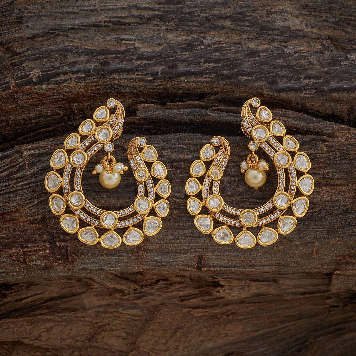 Kundan Earring 181640 - Image 8