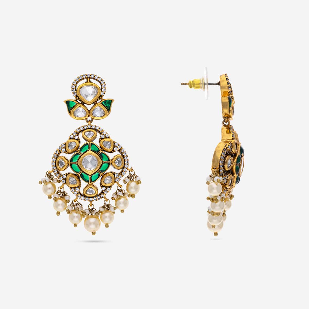 Kundan Earring 182291 - Image 7