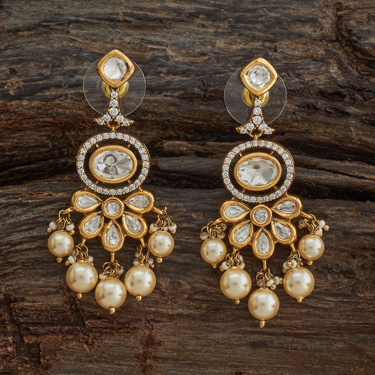 Kundan Earring 182292 - Image 4