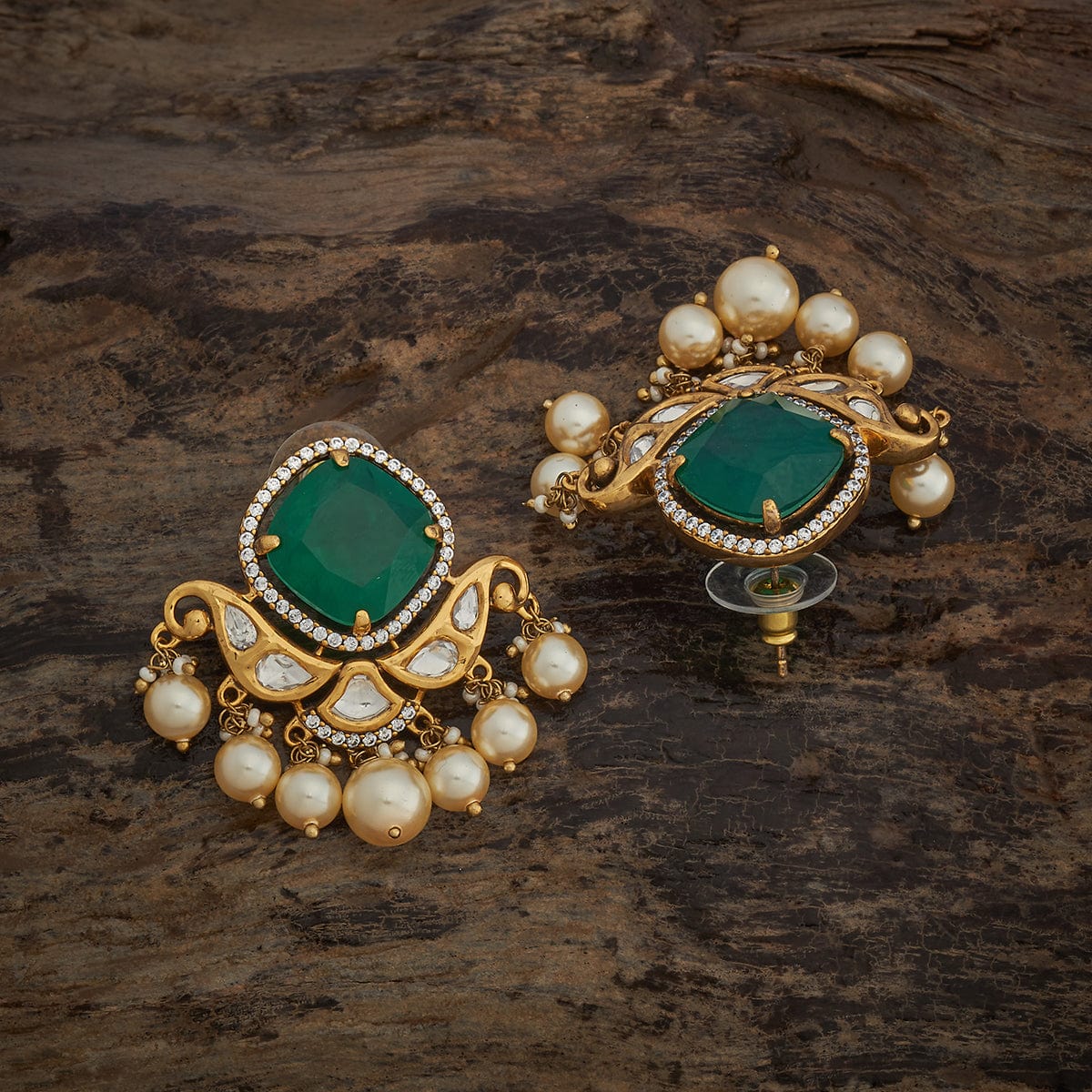 Kundan Earring 182295 - Image 4