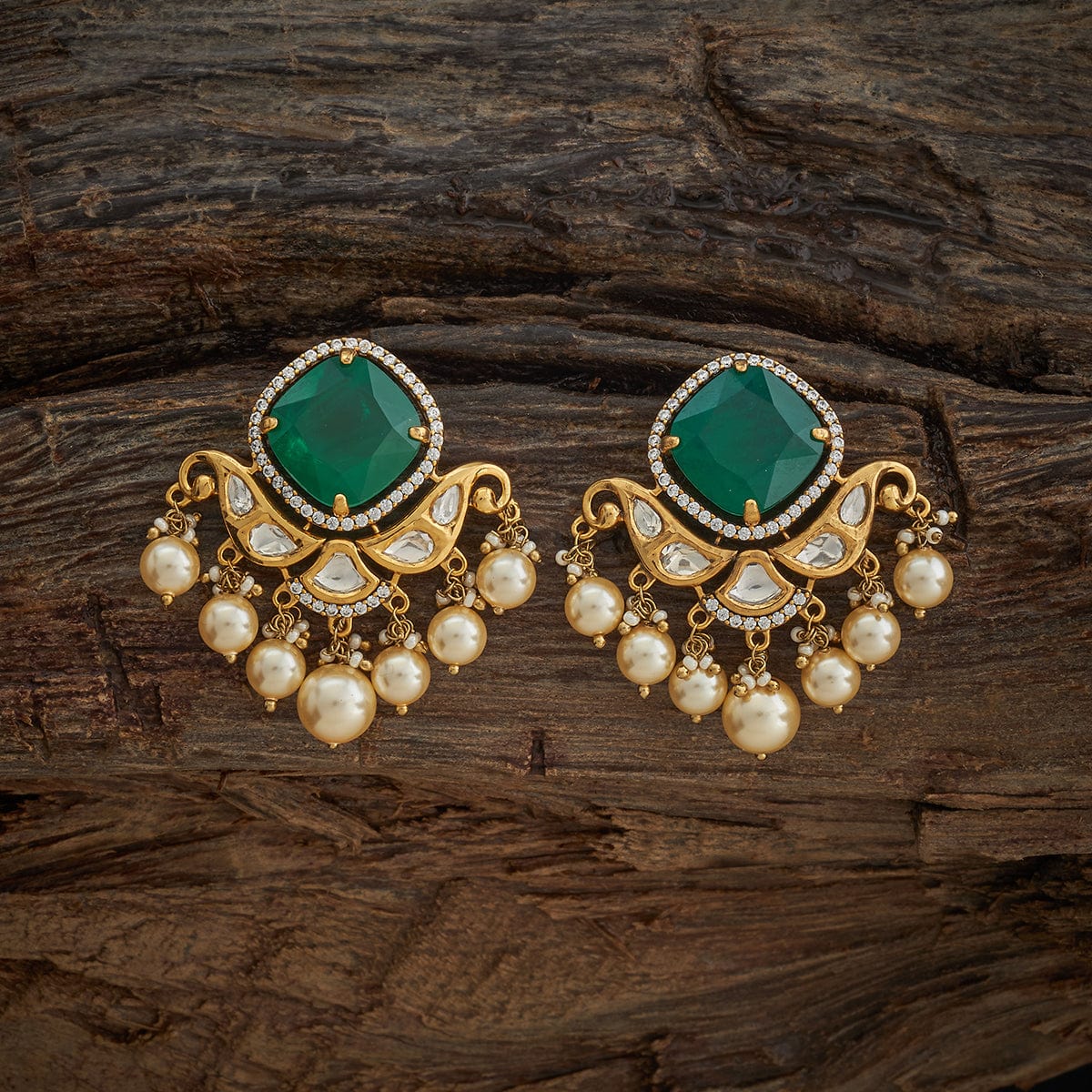 Kundan Earring 182295 - Image 5