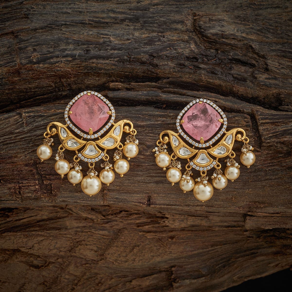 Kundan Earring 182295 - Image 6