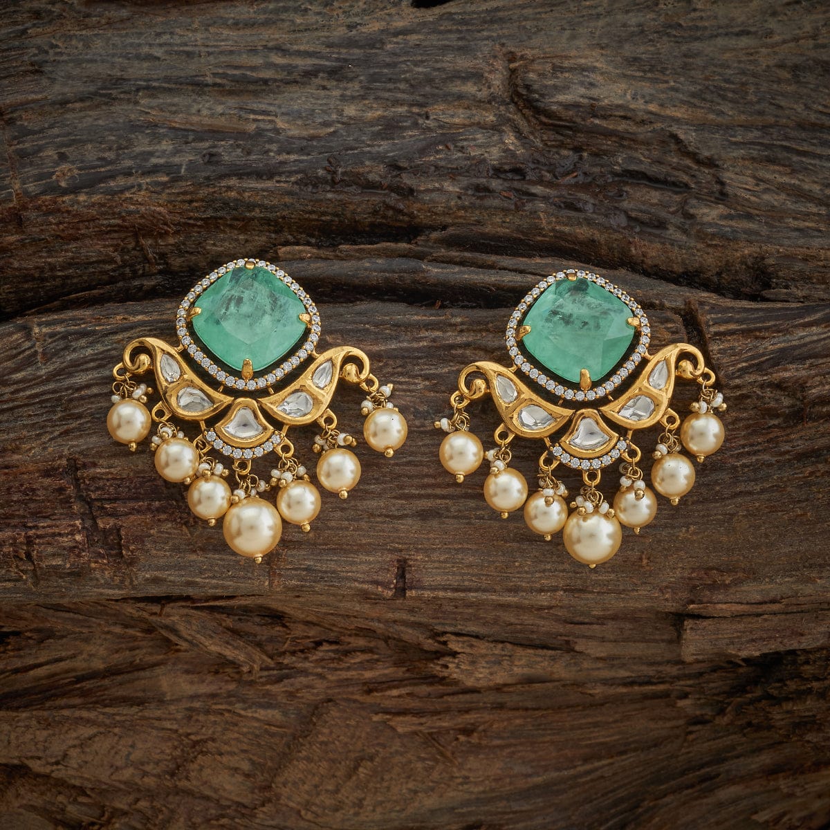Kundan Earring 182295 - Image 8