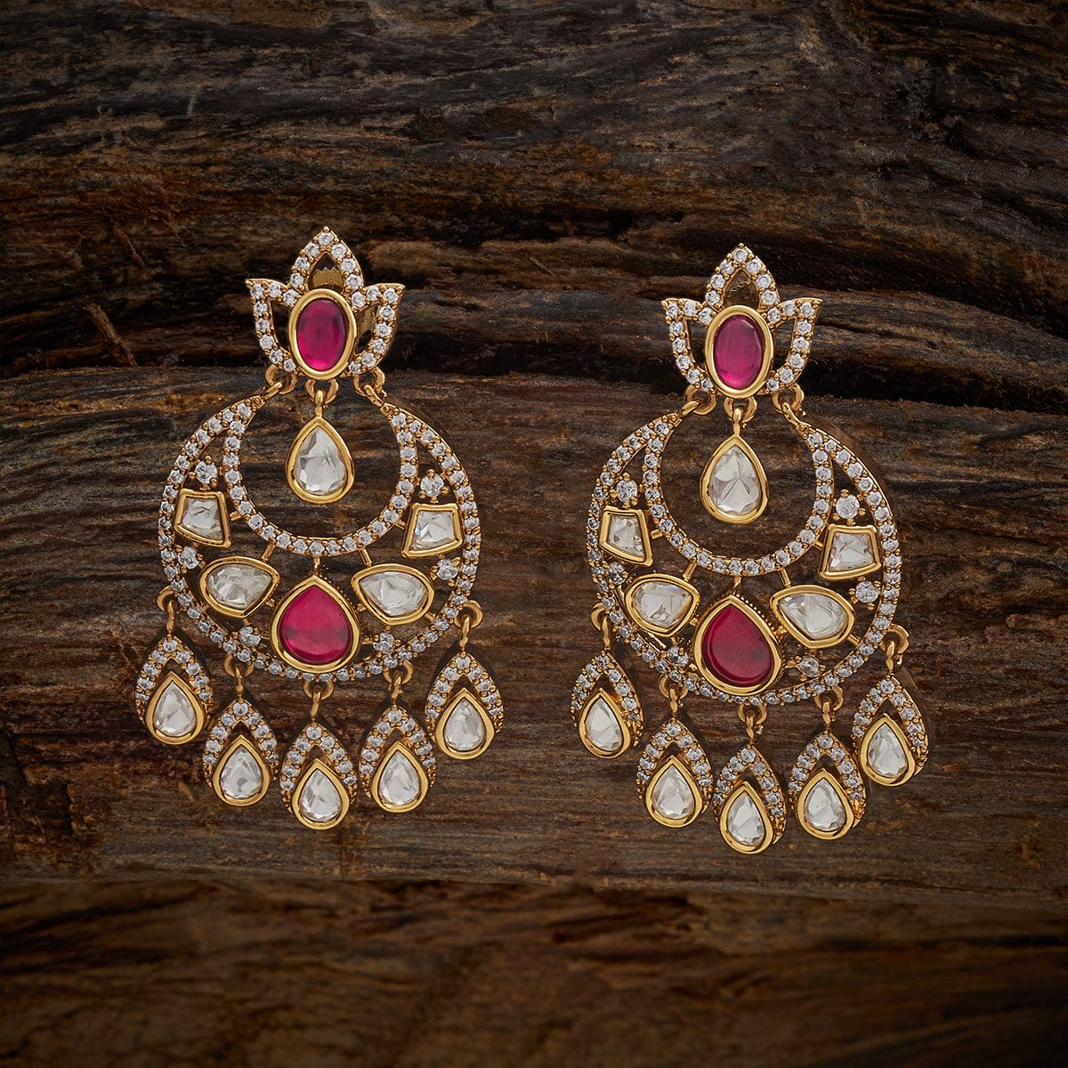 Kundan Earring 183322 - Image 4