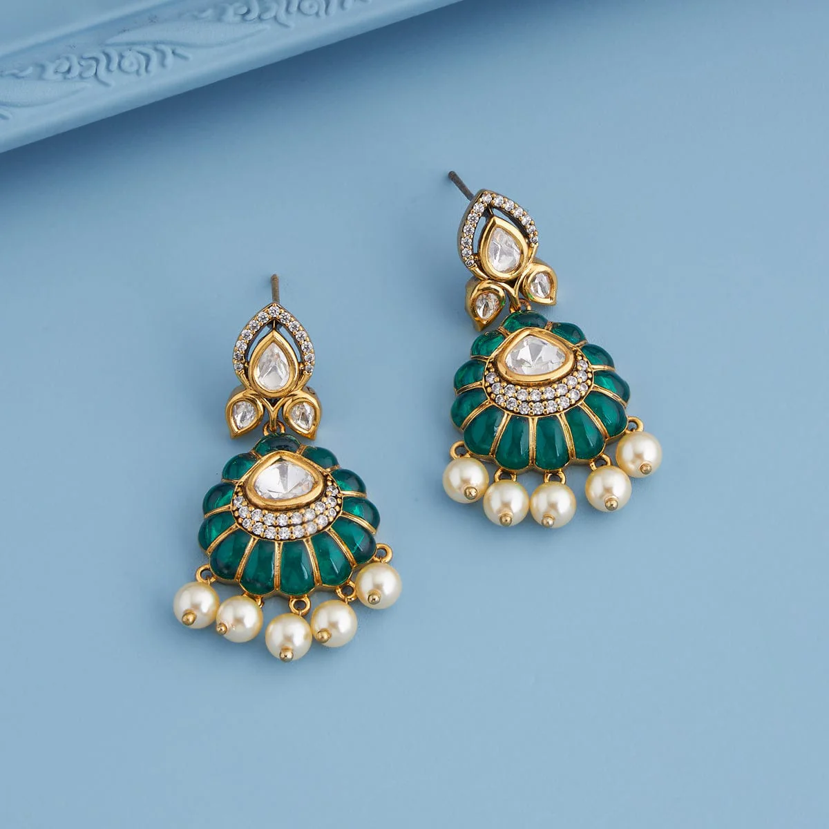 Kundan Earring 184777 - Image 5