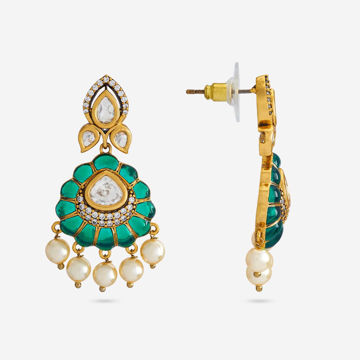 Kundan Earring 184777 - Image 8