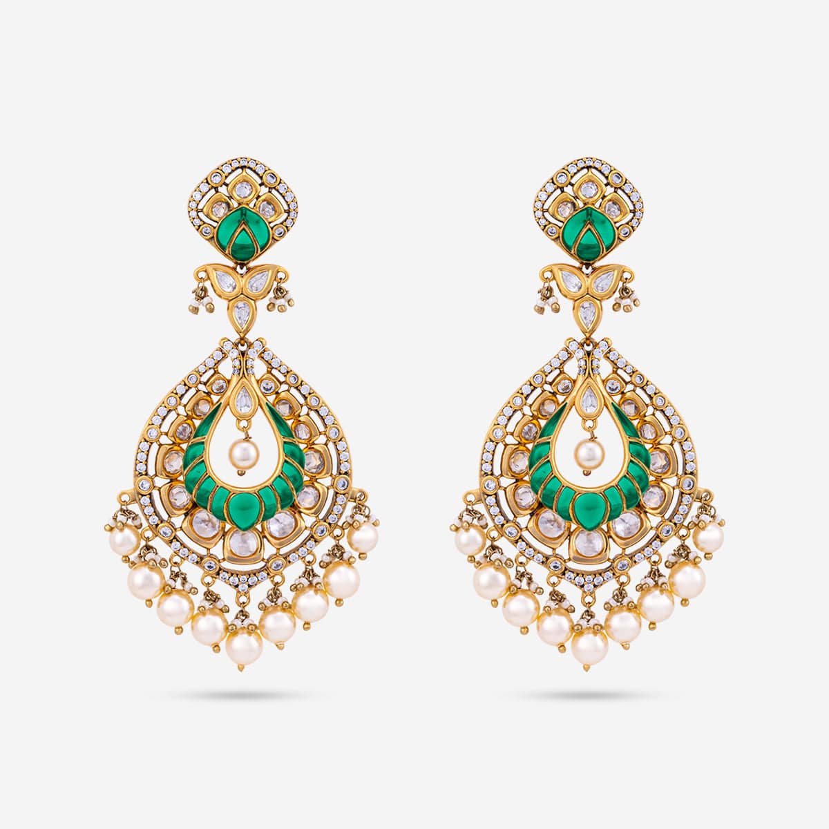 Kundan Earring 184790 - Image 5