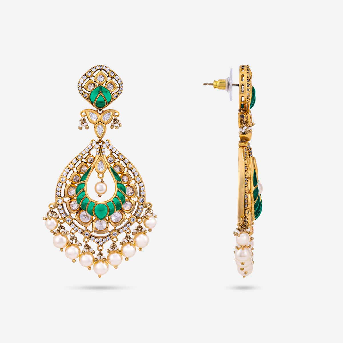 Kundan Earring 184790 - Image 7