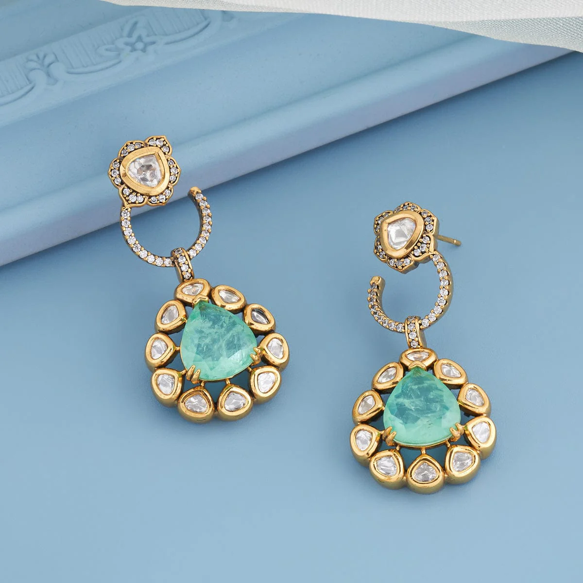 Kundan Earring 184803 - Image 13