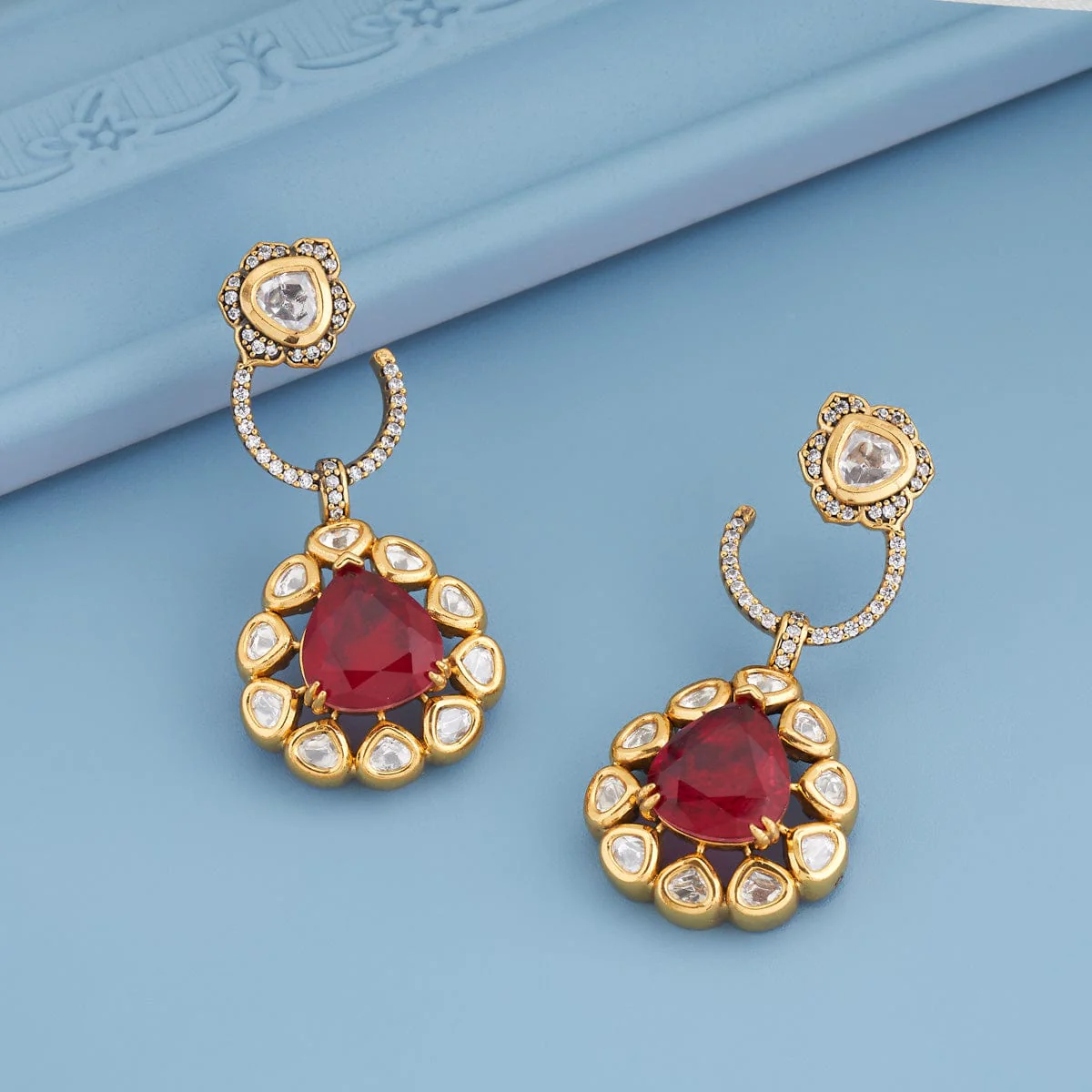 Kundan Earring 184803 - Image 2