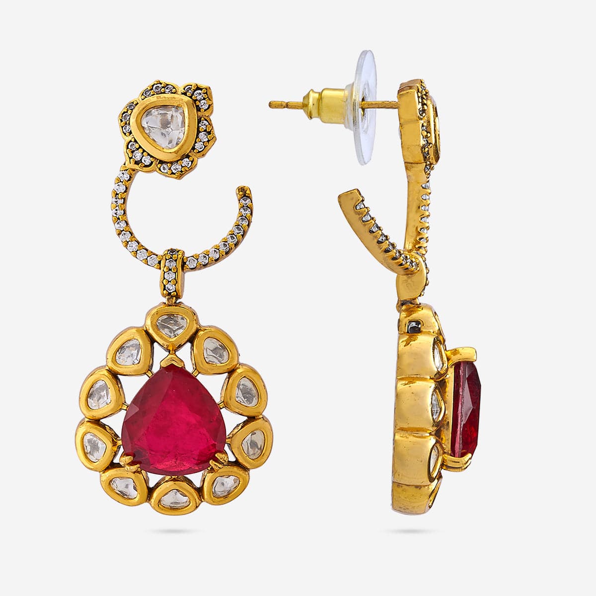 Kundan Earring 184803 - Image 5