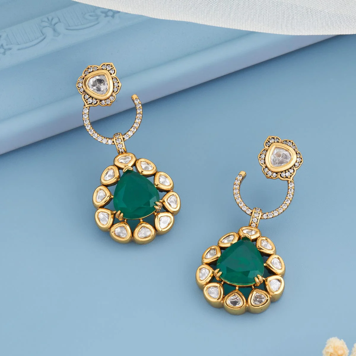 Kundan Earring 184803 - Image 7