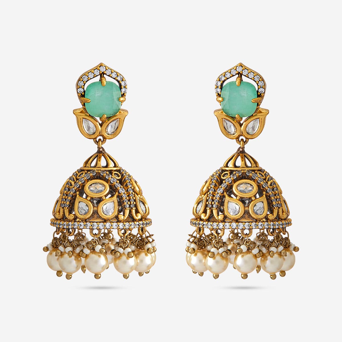 Kundan Earring 184822 - Image 11
