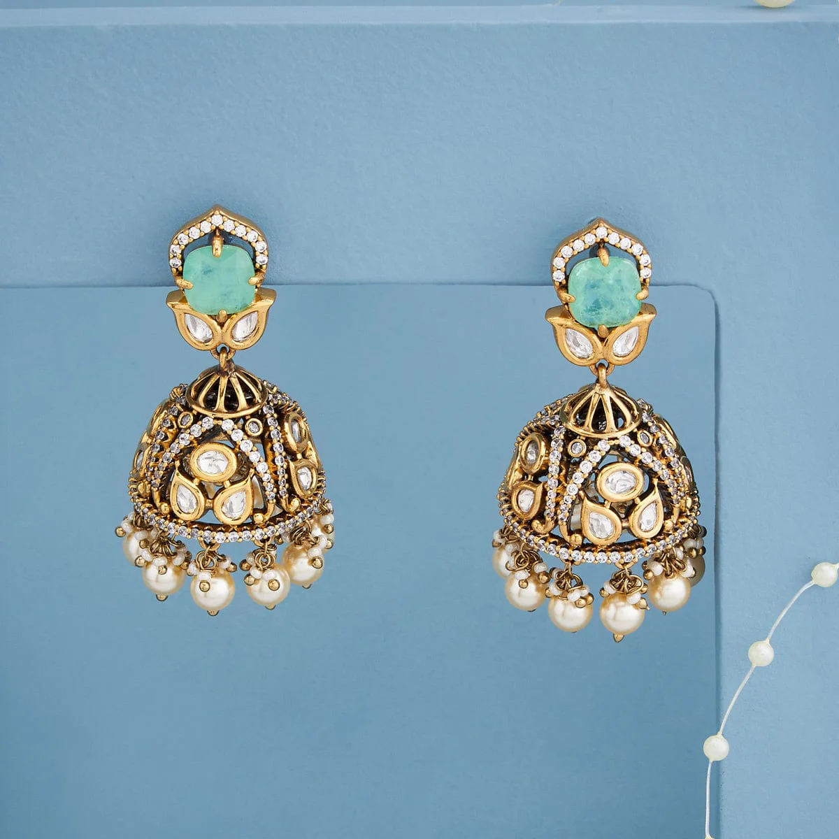 Kundan Earring 184822 - Image 12