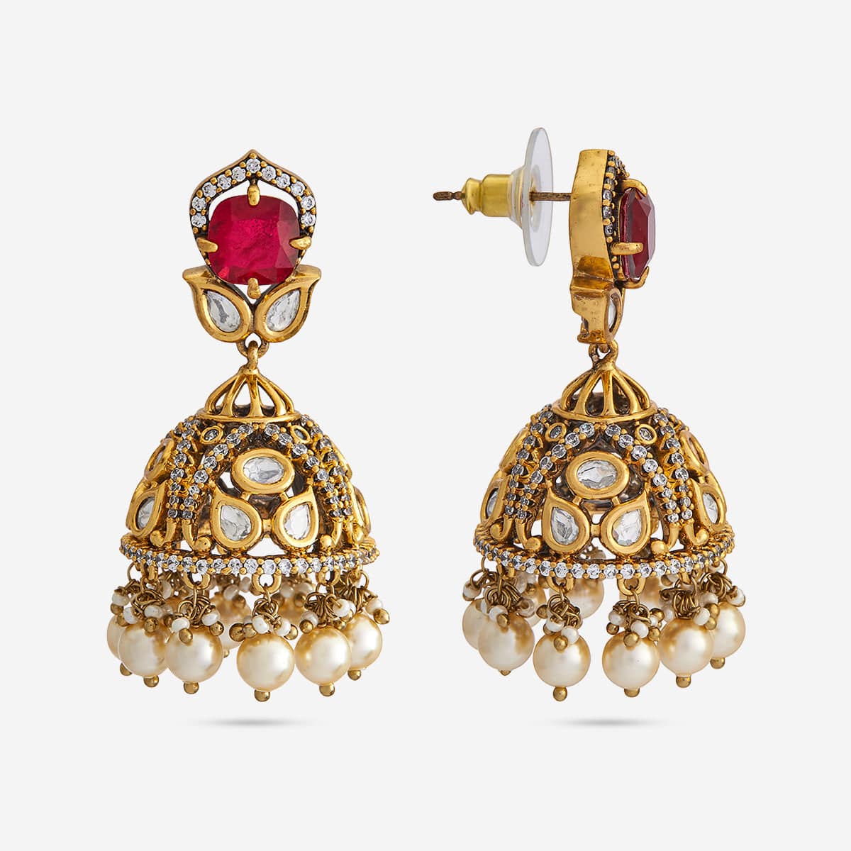 Kundan Earring 184822 - Image 3