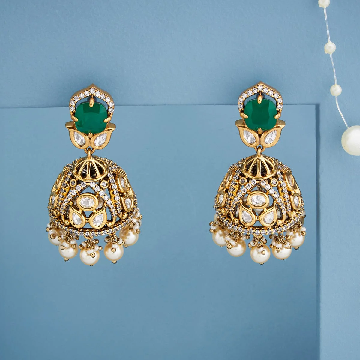 Kundan Earring 184822 - Image 5