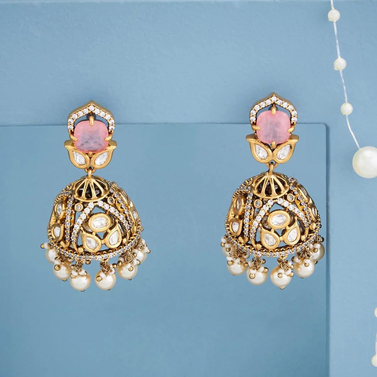Kundan Earring 184822 - Image 9