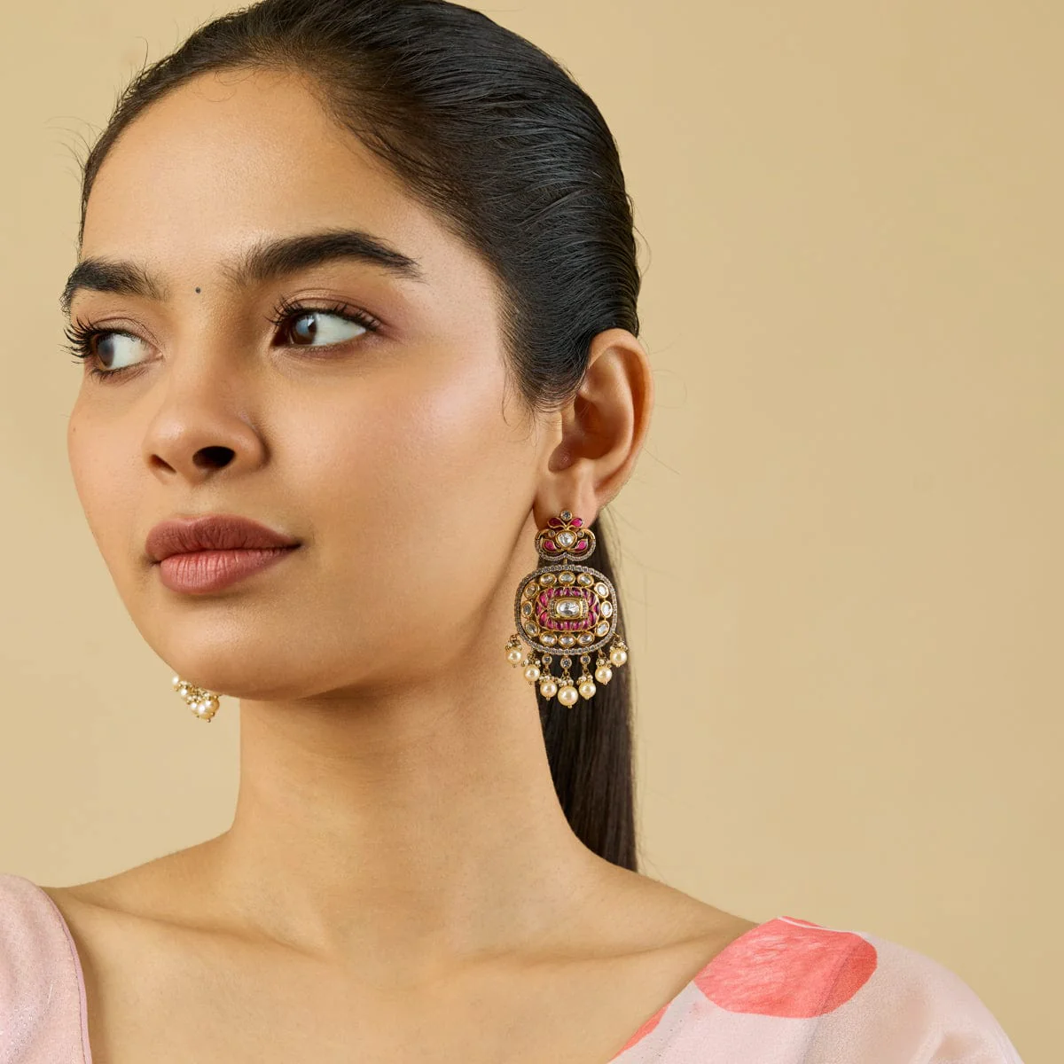Kundan Earring 184828 - Image 3