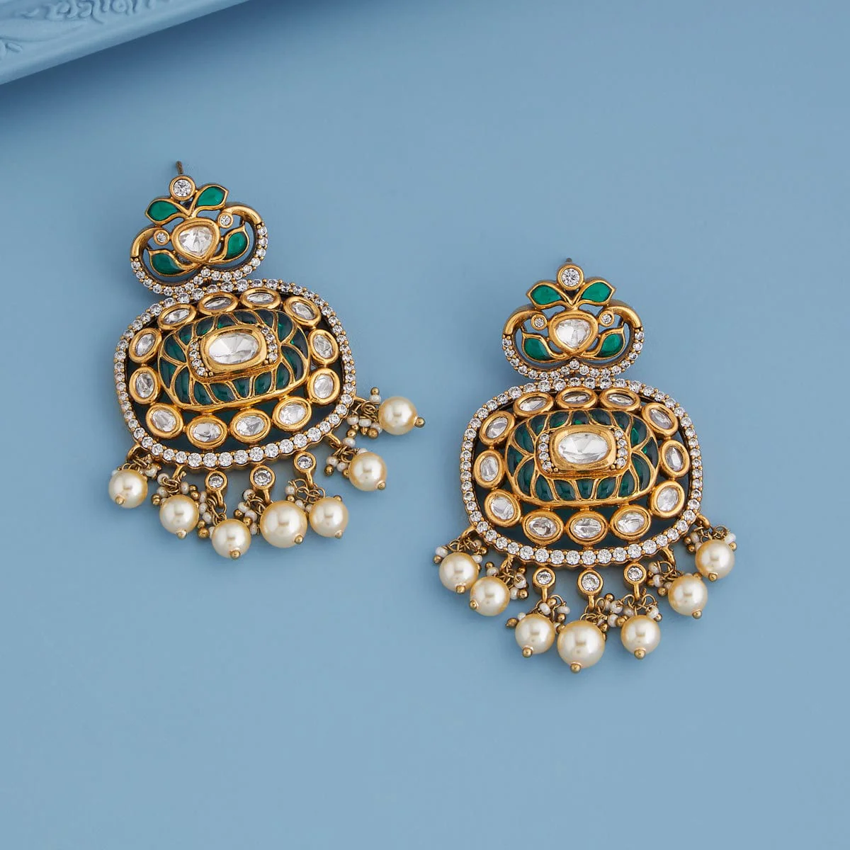 Kundan Earring 184828 - Image 6