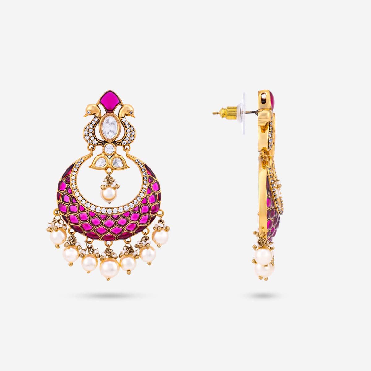 Kundan Earring 184830 - Image 3