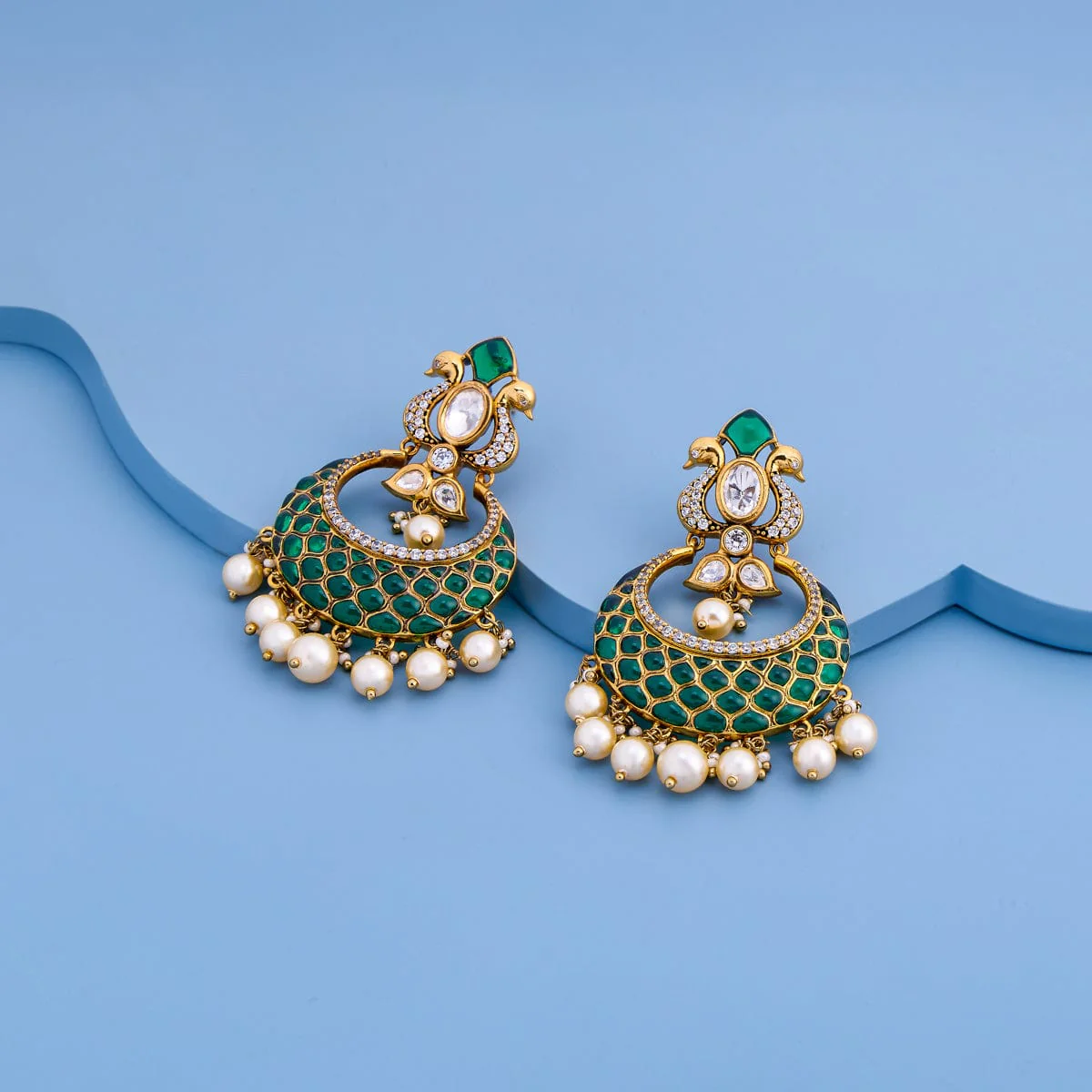 Kundan Earring 184830 - Image 5