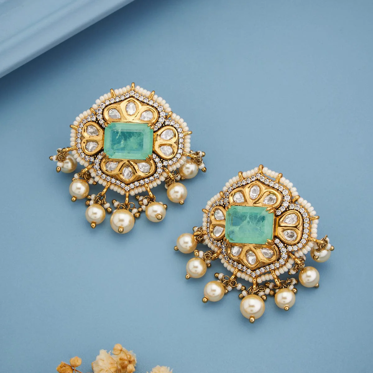 Kundan Earring 184832 - Image 11
