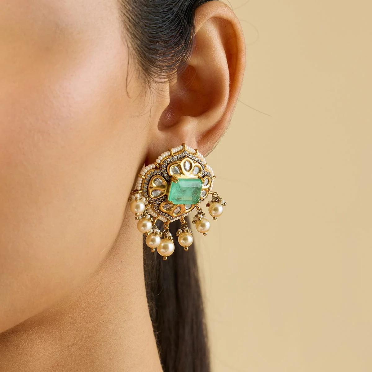 Kundan Earring 184832 - Image 12