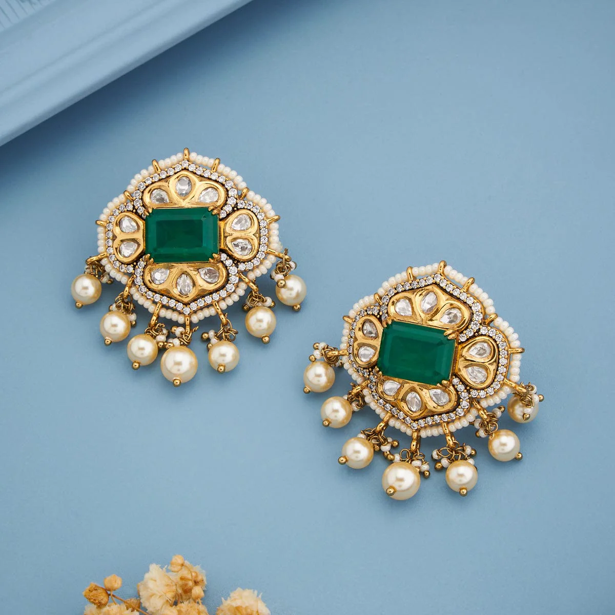 Kundan Earring 184832 - Image 5