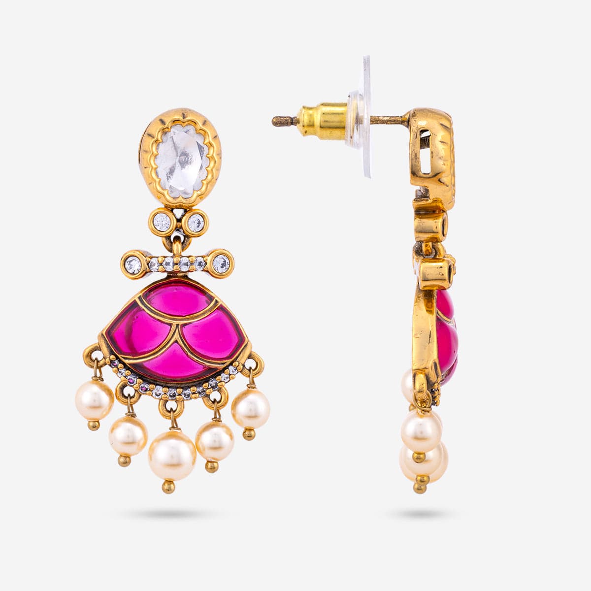 Kundan Earring 184834 - Image 3