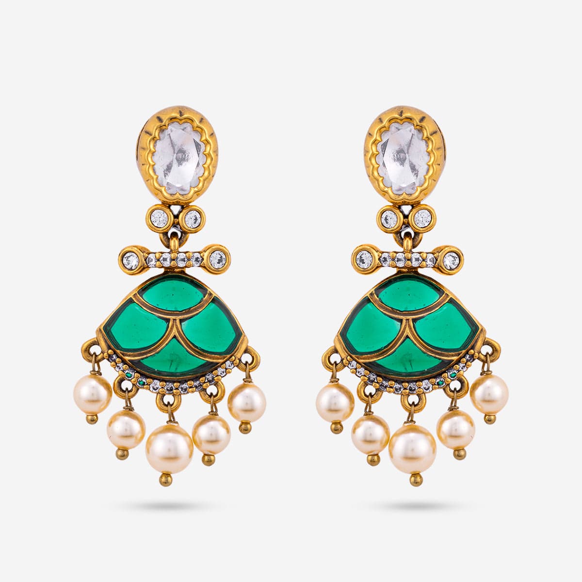Kundan Earring 184834 - Image 4