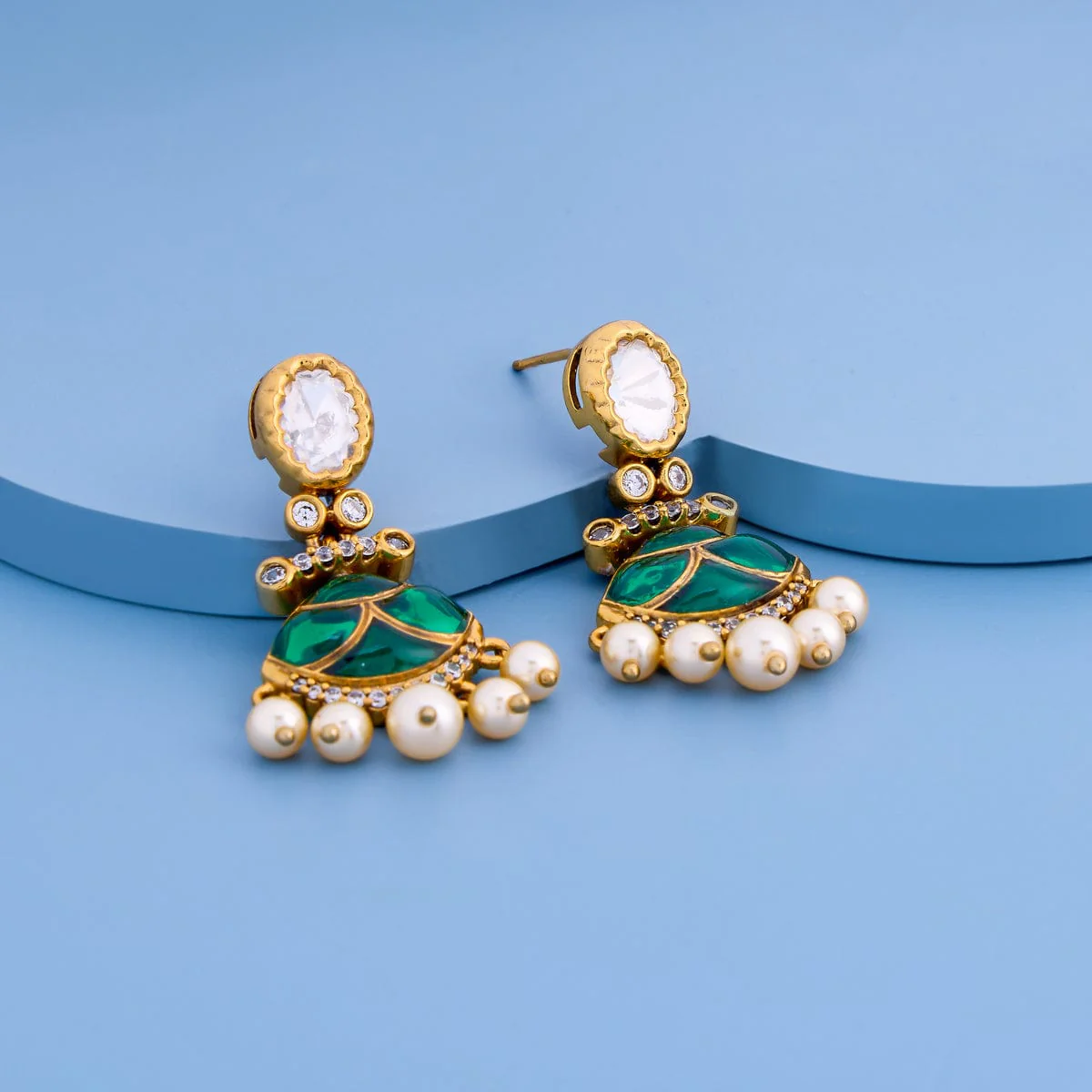Kundan Earring 184834 - Image 5