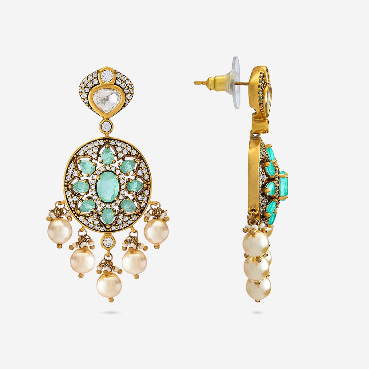 Kundan Earring 184837 - Image 7