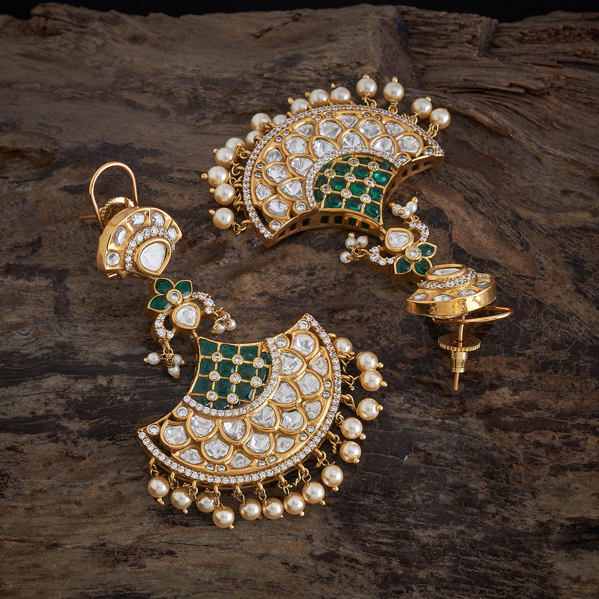 Kundan Earring 185286 - Image 3