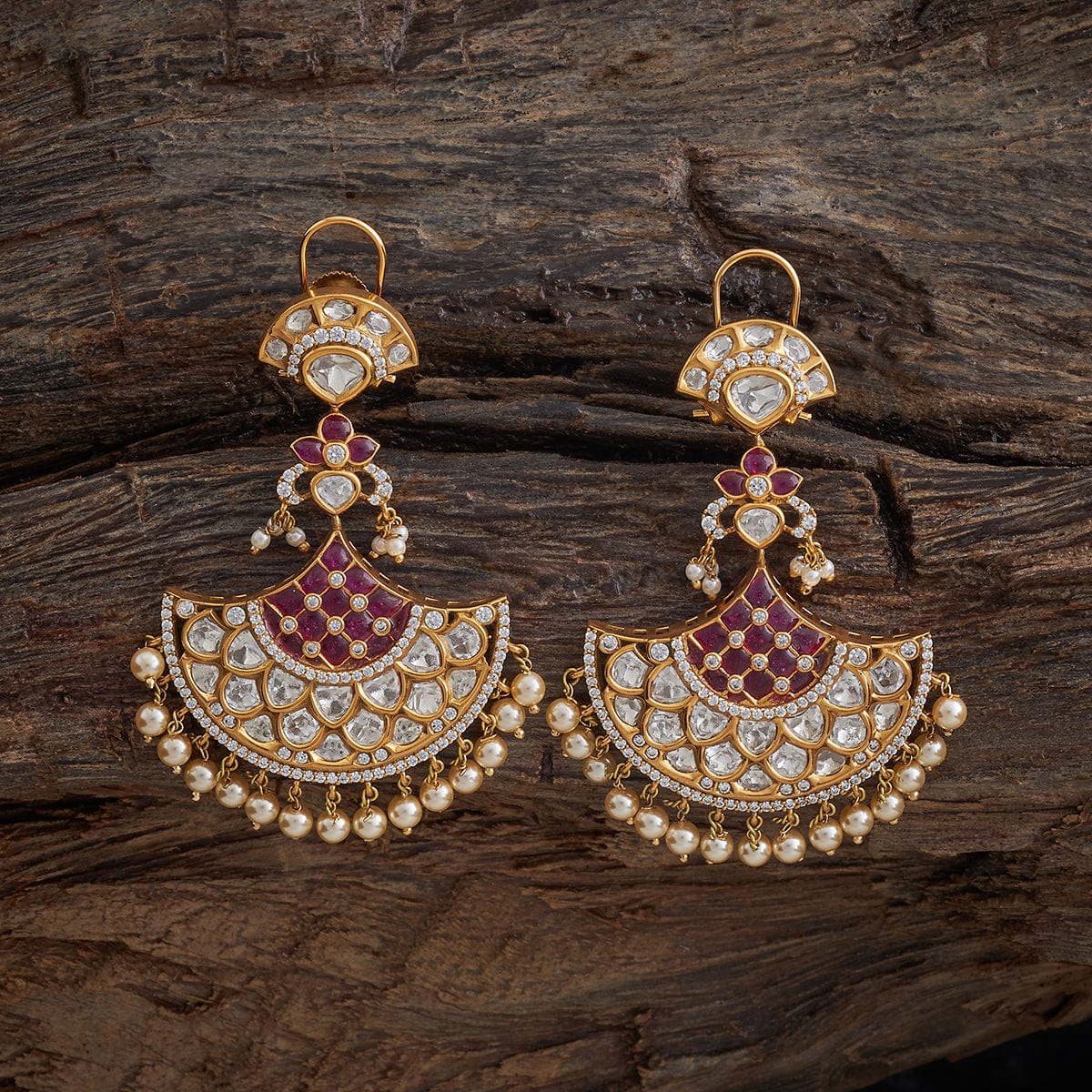 Kundan Earring 185286 - Image 4