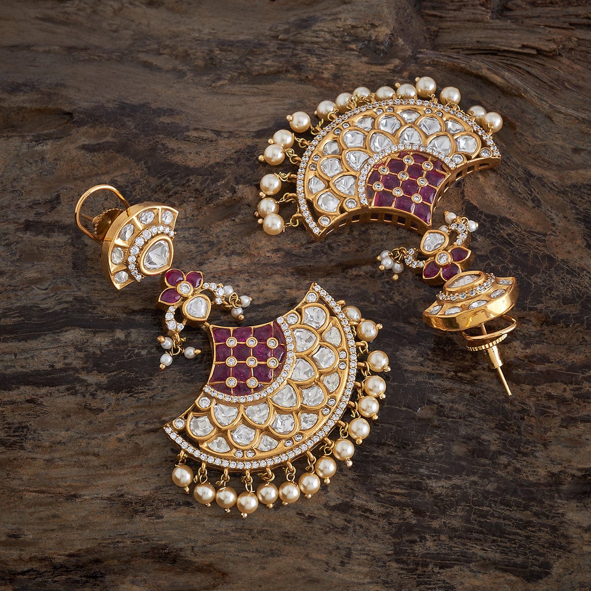 Kundan Earring 185286 - Image 5