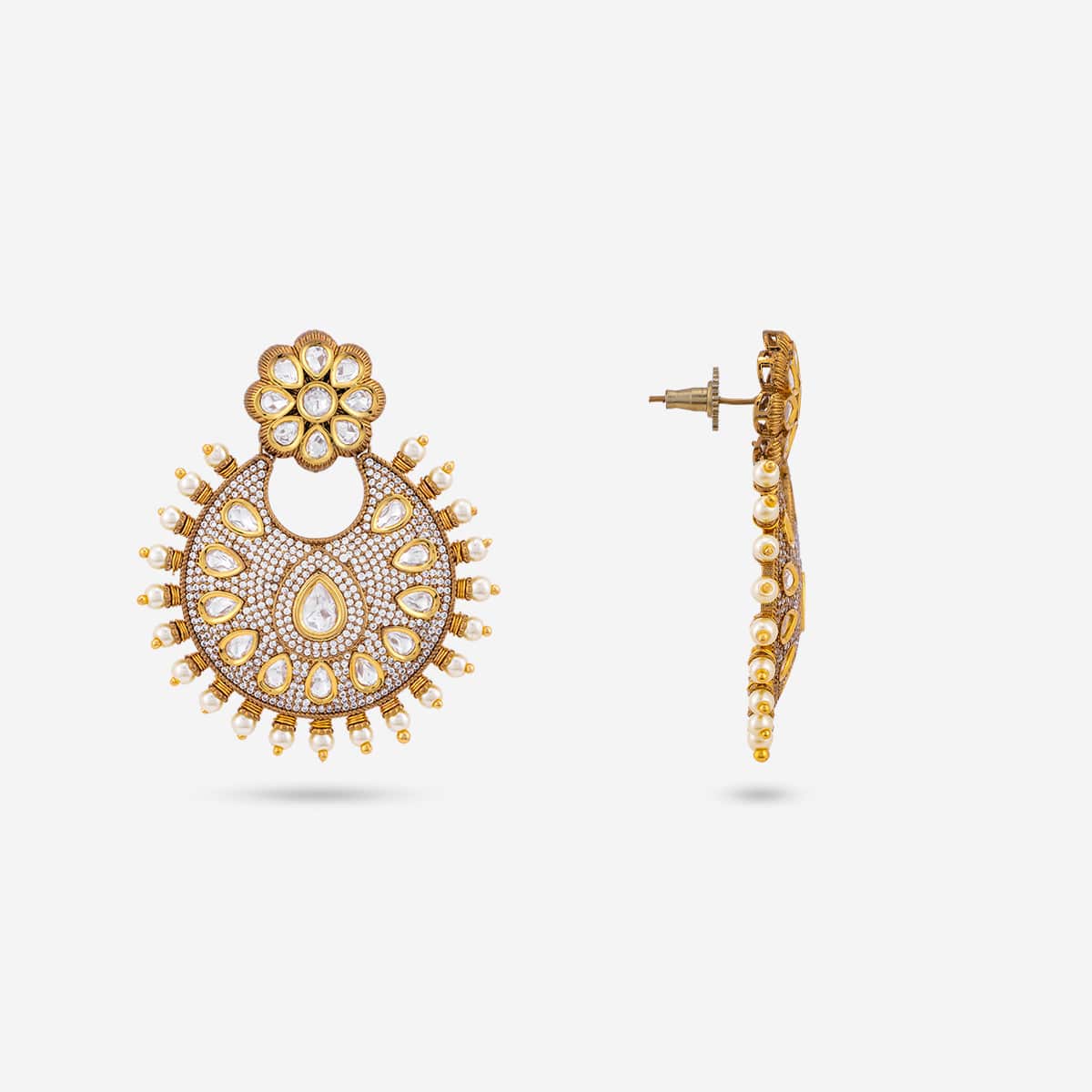 Kundan Earring 186646 - Image 4