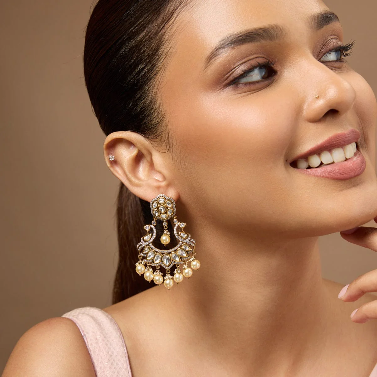 Kundan Earring 187769 - Image 3