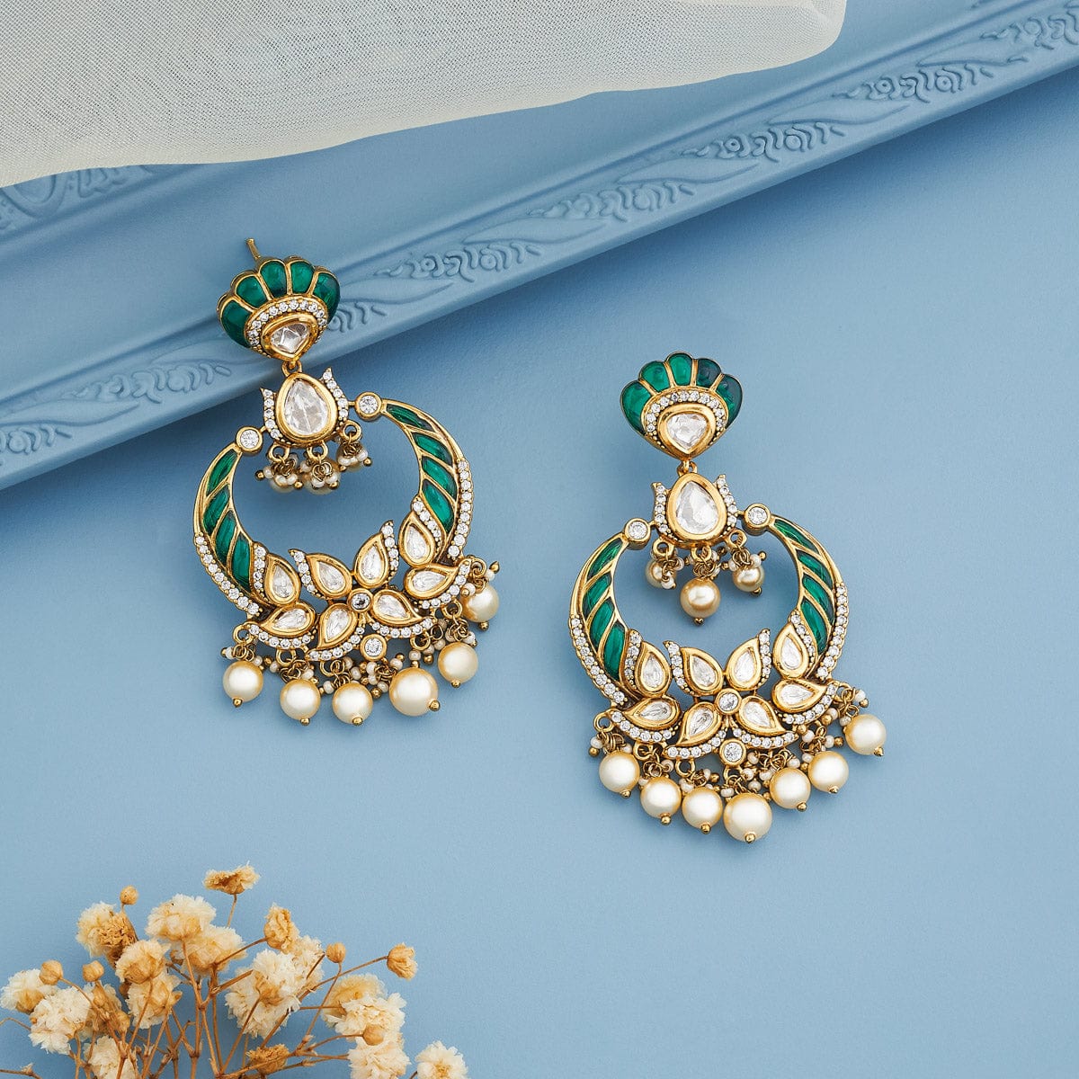 Kundan Earring 187773 - Image 2