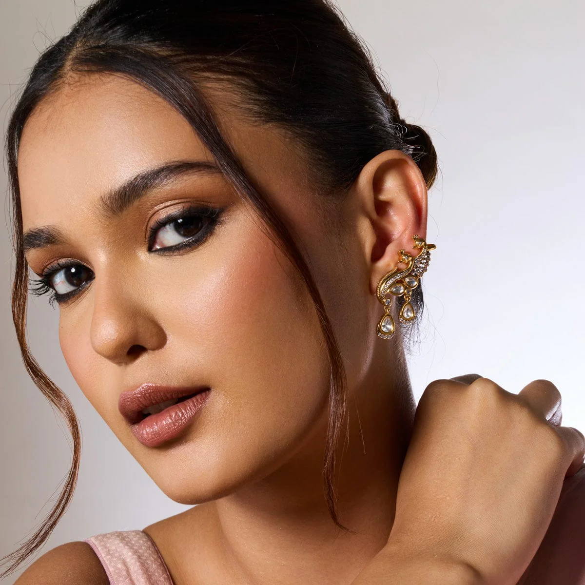 Kundan Earring 189221 - Image 3