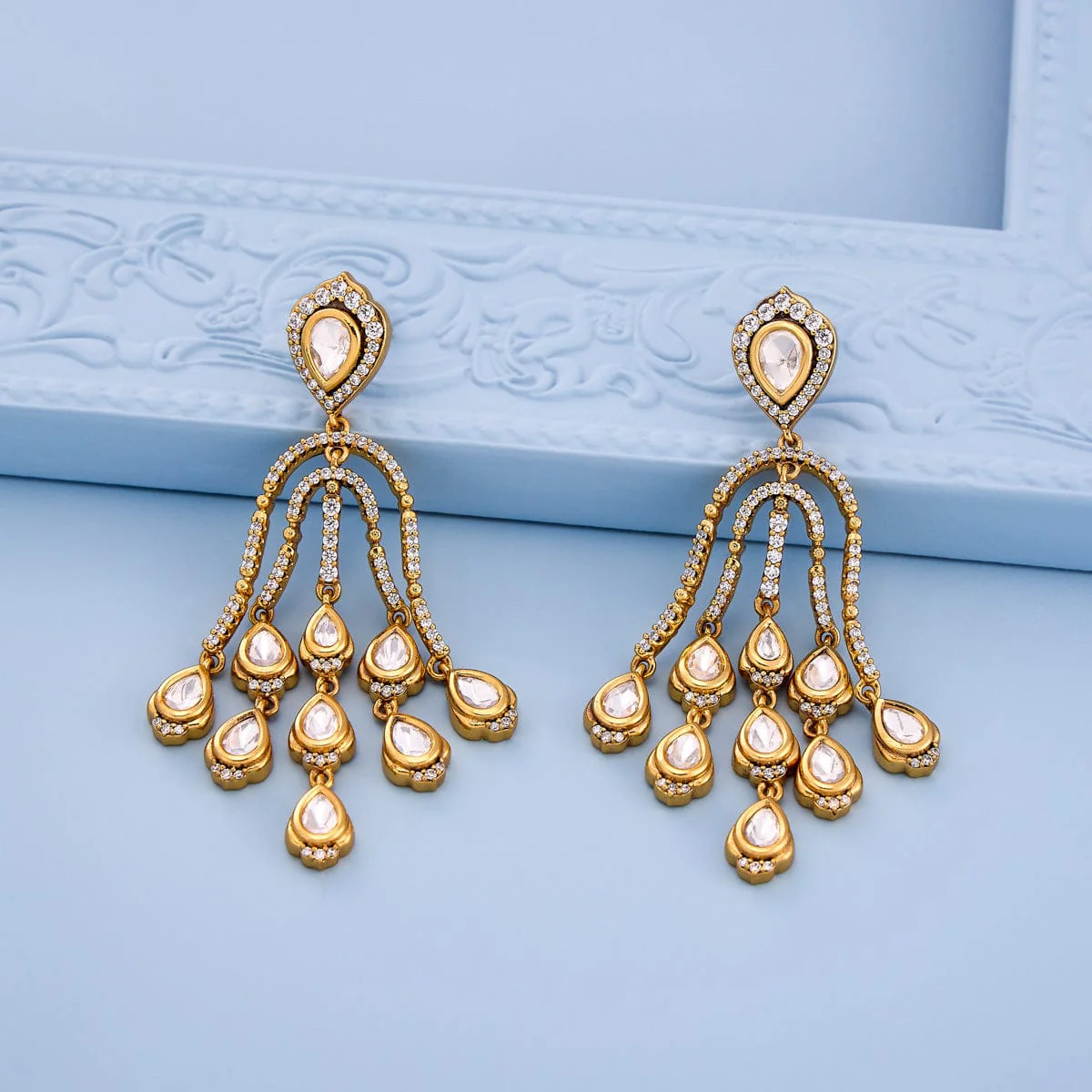 Kundan Earring 189227 - Image 2
