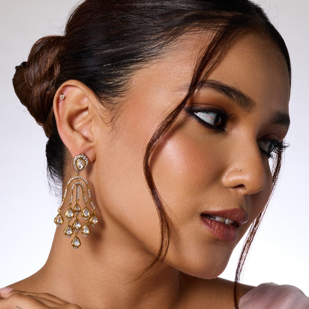 Kundan Earring 189227 - Image 3
