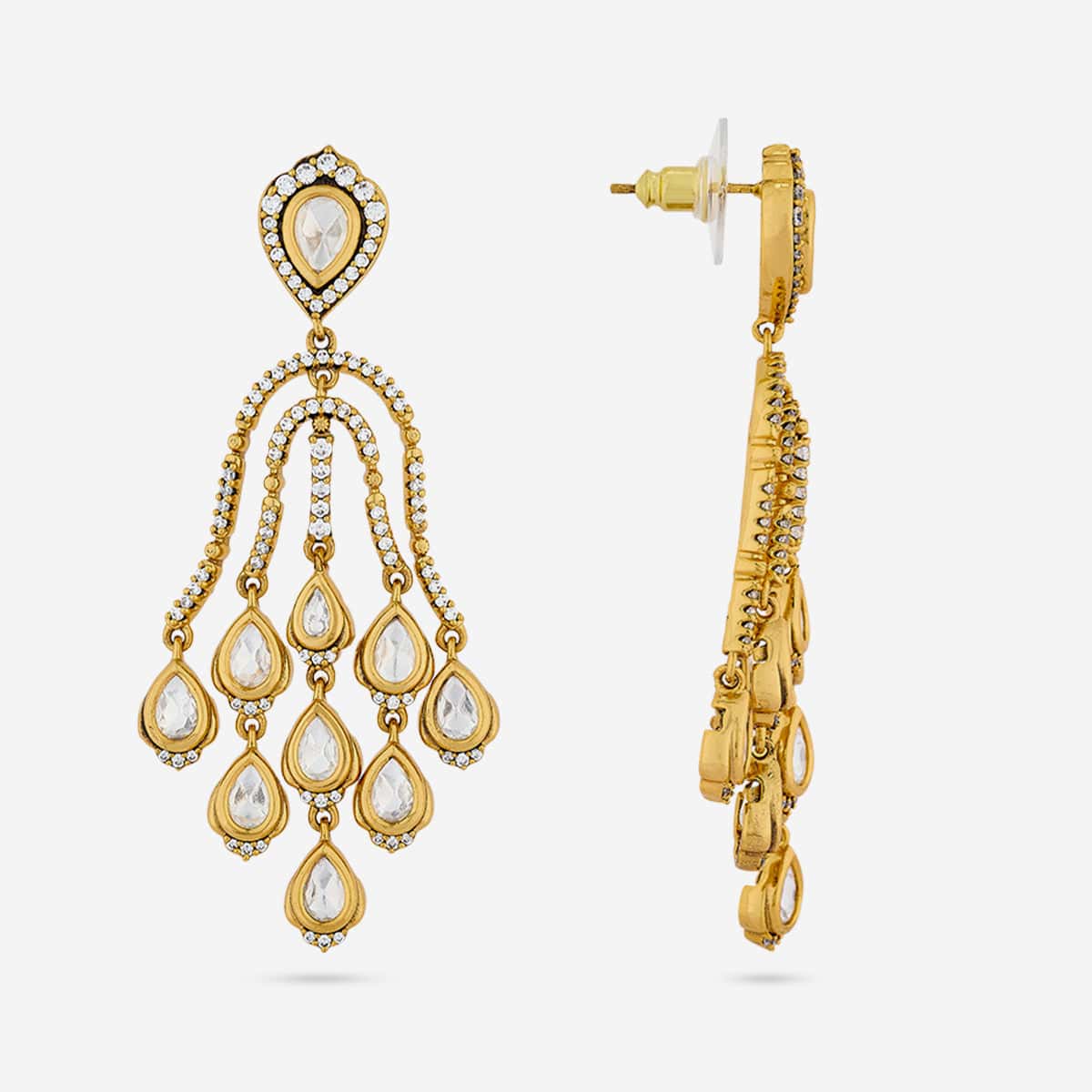 Kundan Earring 189227 - Image 4
