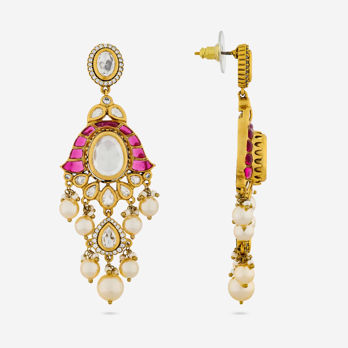 Kundan Earring 189229 - Image 3