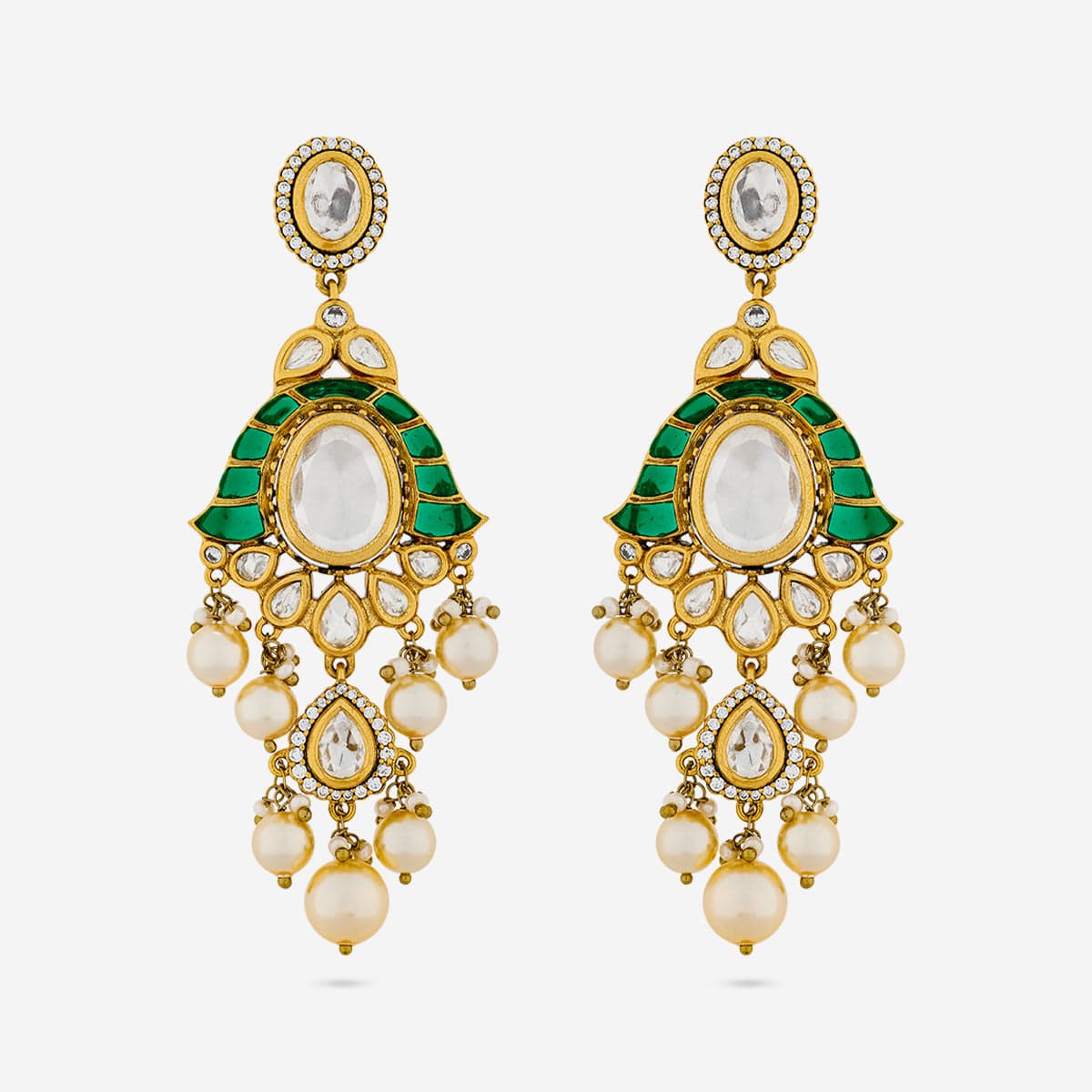 Kundan Earring 189229 - Image 4