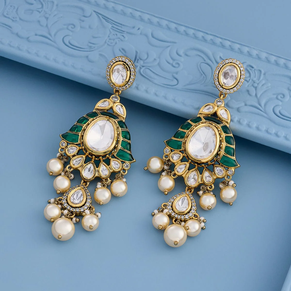 Kundan Earring 189229 - Image 5